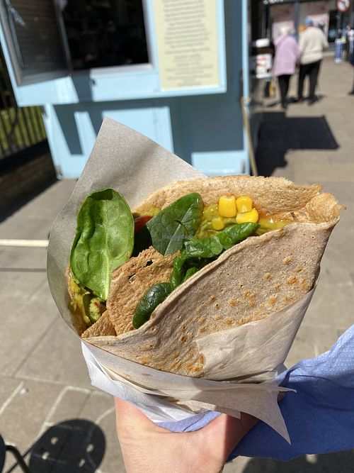 vegan smash up at Cambridge Crepes in Cambridge