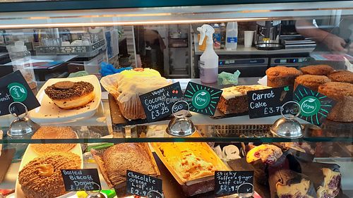 Loads of vegan options at Cadwaladers - Mermaid Quay in Cardiff