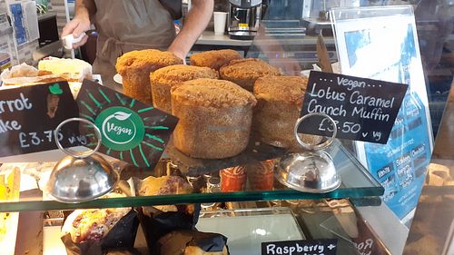 Carrot cake & lotus crunch muffin at Cadwaladers - Mermaid Quay in Cardiff
