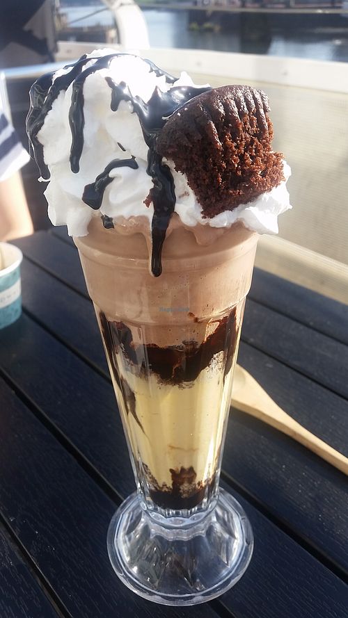 Chocoblocker Sundae at Cadwaladers - Mermaid Quay in Cardiff