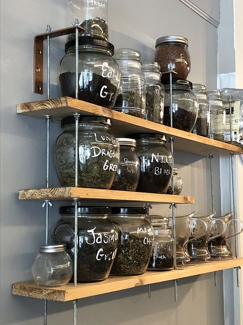 Tea selection  at Genesis in Newberry