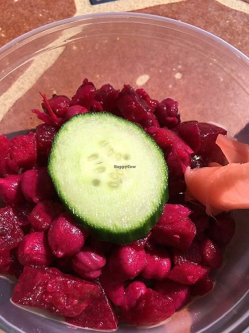 The chickpea and beet salad at Al's Aloha Kitchen in Hilton Head Island