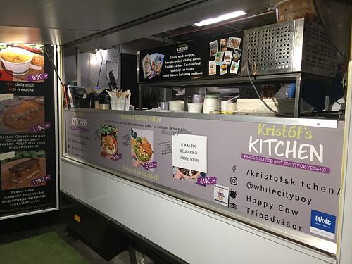 Truck at Kristóf's Kitchen in Budapest