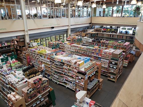 Inside at Ocean Beach People's Organic Foods Co-op in San Diego