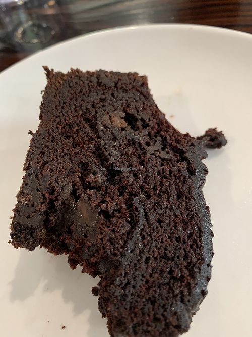 Brownie, forgot to take picture before taking bites at Craft Roots  in Morgan Hill