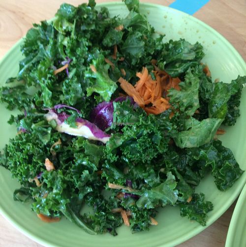 kale salad  at SweetArt in St Louis