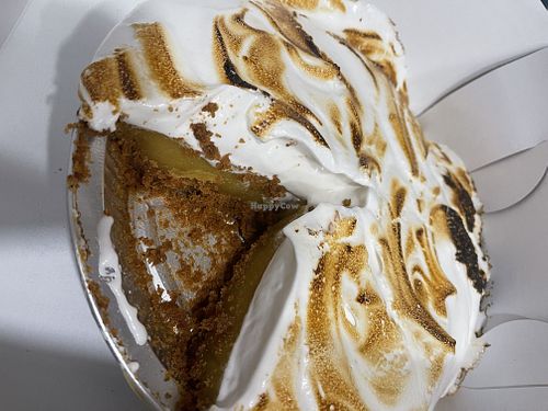 Lemon meringue pie (not the lemon cream, which I wanted)  at SweetArt in St Louis