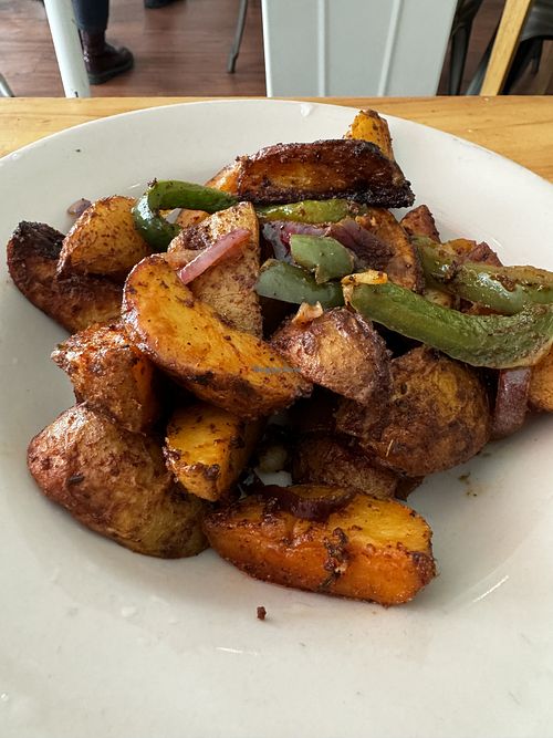 Creole potatoes  #Veganuary at SweetArt in St Louis