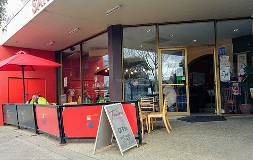 Entrance  at Trims Restaurant in Frankston