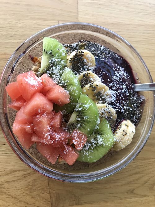 Açaí bowl  at La Pepa in San Sebastian
