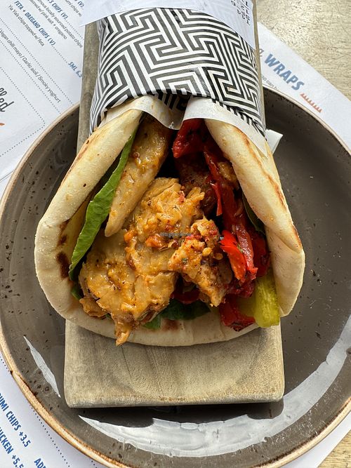 Pythagoras wrap  at Zeus Street Greek in Rosebery