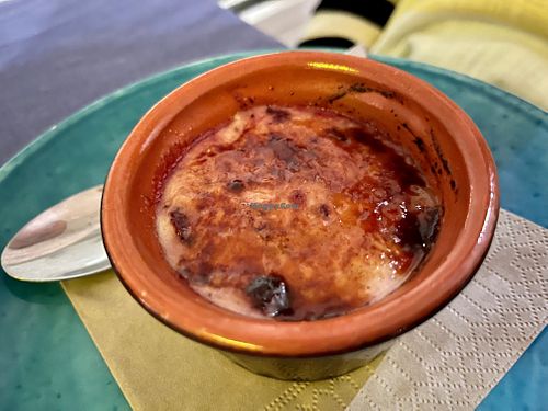 Catalan cream with forest berries.  at Munz Munz in Monopoli