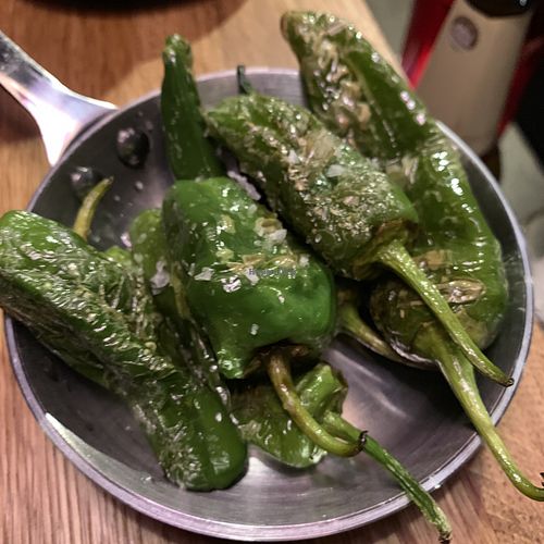 Padron peppers at Pinchos in Helsinki