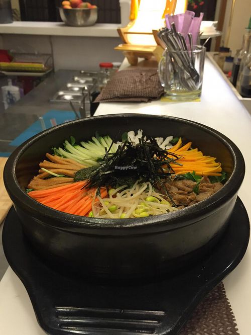Chinese Pesto Bibimbap  at Loving Hut - Heping Branch in Taipei