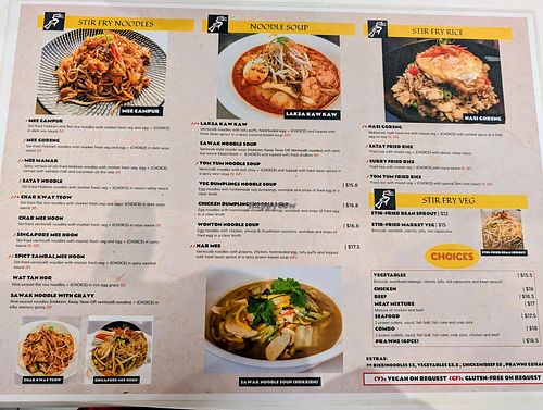  at Sawak Cafe in Hobart