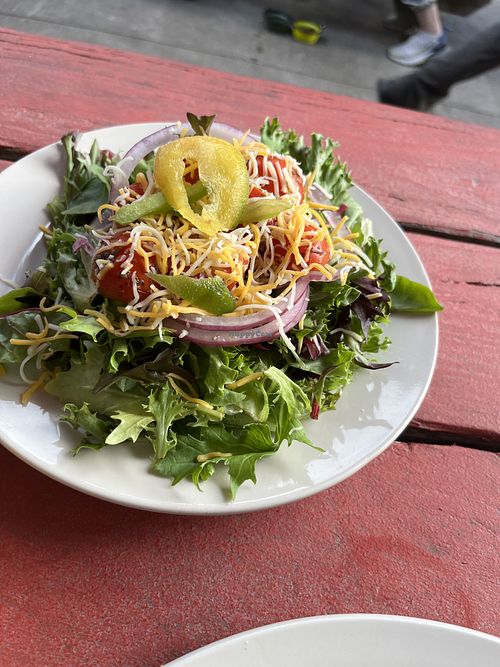 Side salad   at Falls City Pub in Ohiopyle