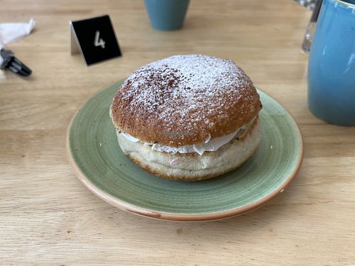 Lemon pastry  at Cafe Prassen in Rauma