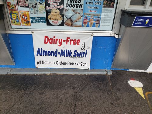 Vegan soft serve for the win! at The Original Mickey's Igloo in Kingston