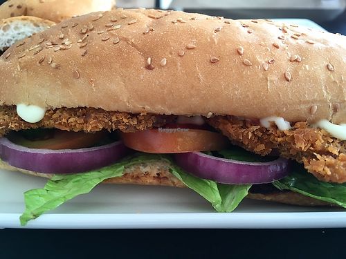  Crispy mock meat submarine at The Vegan in Colombo