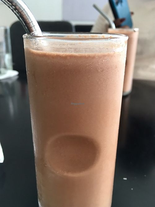 Iced coco mocha at The Vegan in Colombo