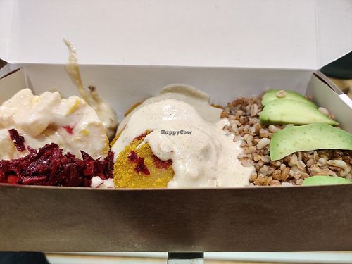 Chicken avocado box at Foody lohas Cafe in Ulaanbaatar