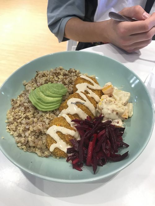 Avocado and chicken box  at Foody lohas Cafe in Ulaanbaatar
