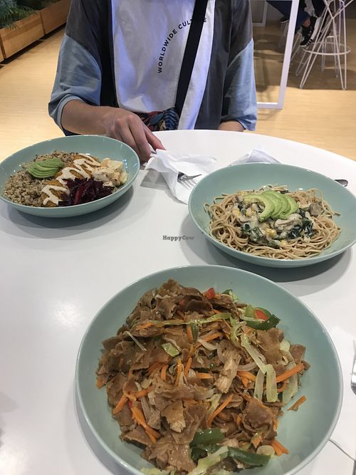 Our meal  at Foody lohas Cafe in Ulaanbaatar