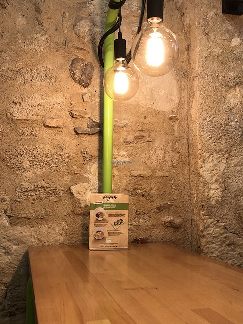 Vegan menu  at The Cup Rice & Noodles in Montpellier