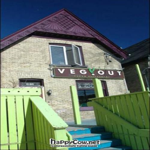 entrance at VegOut in London