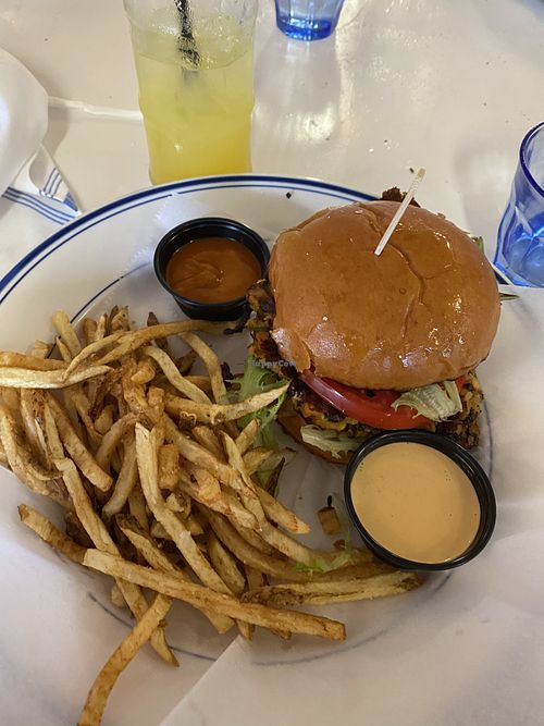 Veggie burger   at Heidaway in Bethany Beach