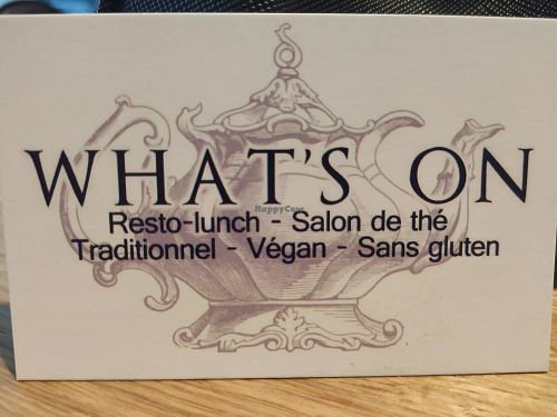 carte de présentation at What's On in Quimper