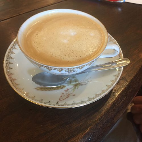 Mmmm coffee at Petit Biscuit Et Gourmandise in Puy-leveque