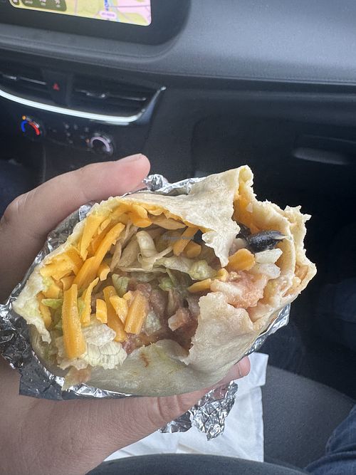 Vegan burrito. Yummy and heavy!  at Tacos Tacos  in Ludlow