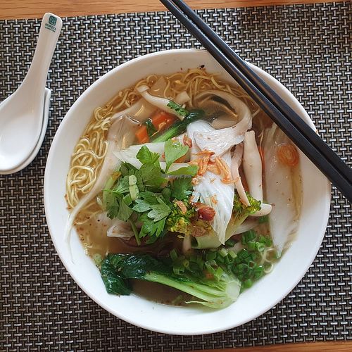 Mi Nam Tuoi (fresh mushroom noodles) at Ba Xa - Quan 3 in Ho Chi Minh City
