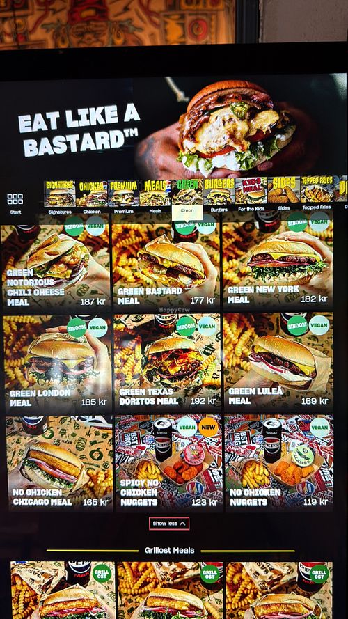   at Bastard Burgers in Skellefteaa