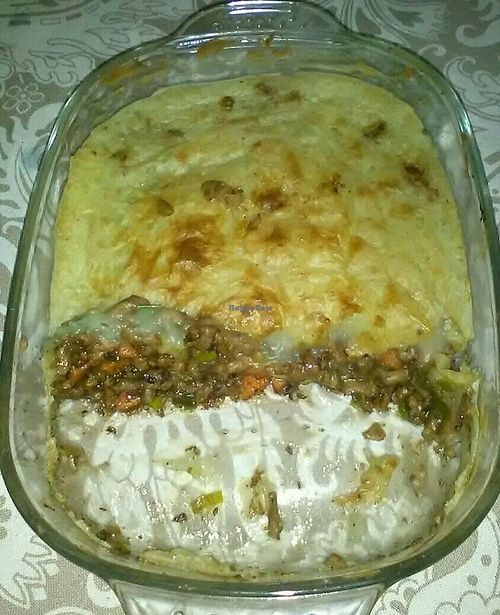Empadão (Cottage Pie) at A Quina Verde in Johannesburg