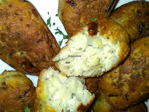 Tofucod pastries (pastéis de tofulhau) at A Quina Verde in Johannesburg