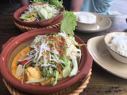 Vegan dishes  at Chao Pure Vietnam in Berlin