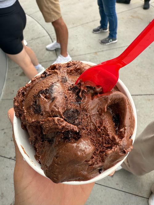 salted chocolate oreo at Old Town Churn in Fort Collins