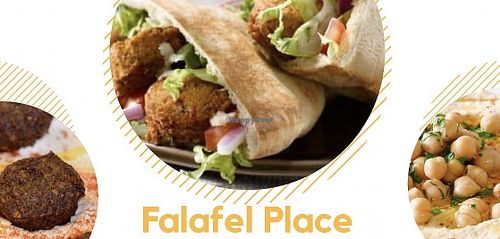 Falafel Place at Falafel Place in Tel Aviv