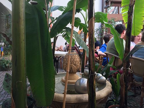 Fountain  at Rainbow's End in Prague