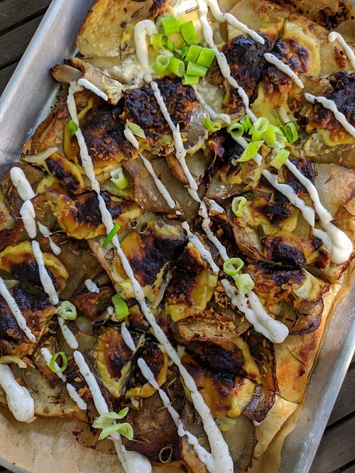 Potato Pizza at The V Shops in Miami