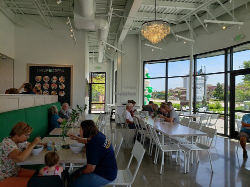 Inside at Crisp & Green in Maple Grove