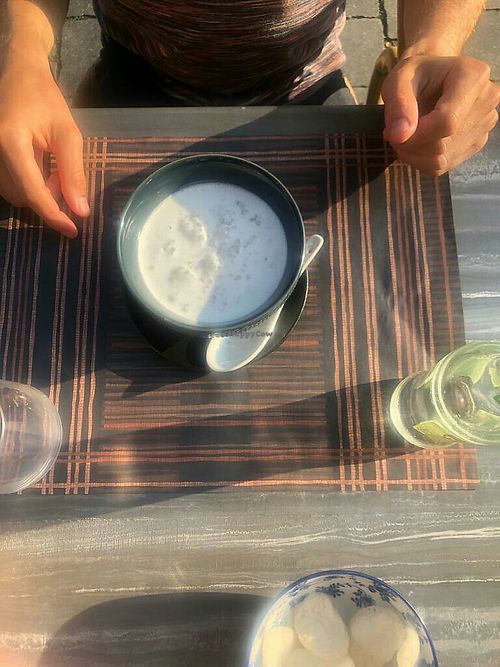 Tapioca pudding als dessert at Mae Thai in Vlissingen