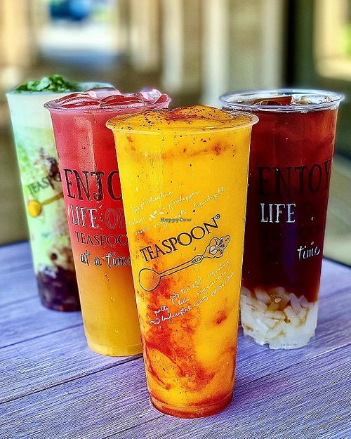 - Mango on Fire
- The Flamingo
- Match in Heaven
- Lychee on Lychee at Teaspoon in Los Altos