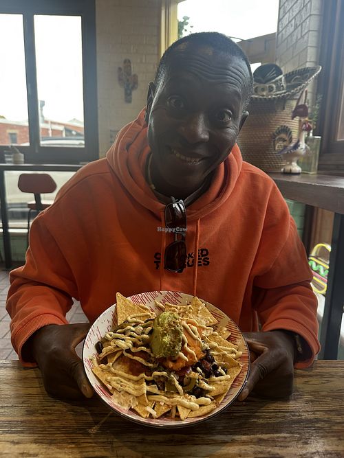 Delicious nachos   at Los Fridays in Daylesford