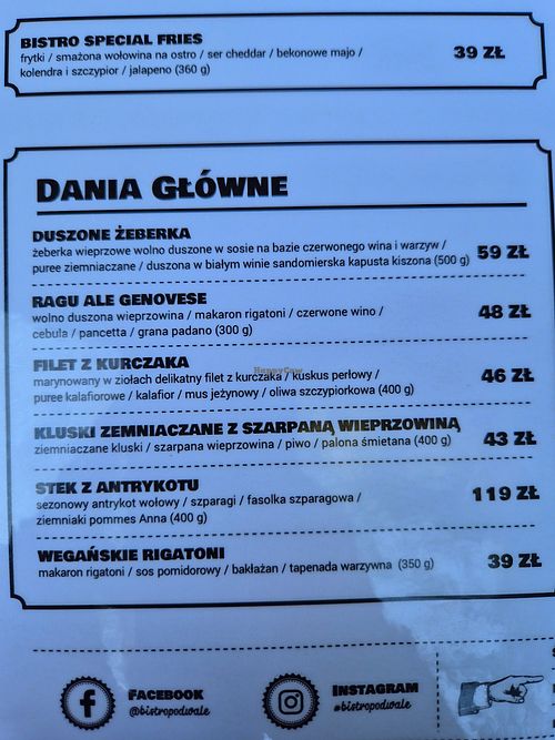 Weganskie rigatoni was delicious. at Bistro Podwale in Sandomierz