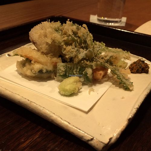 tempura at Kajitsu in New York City
