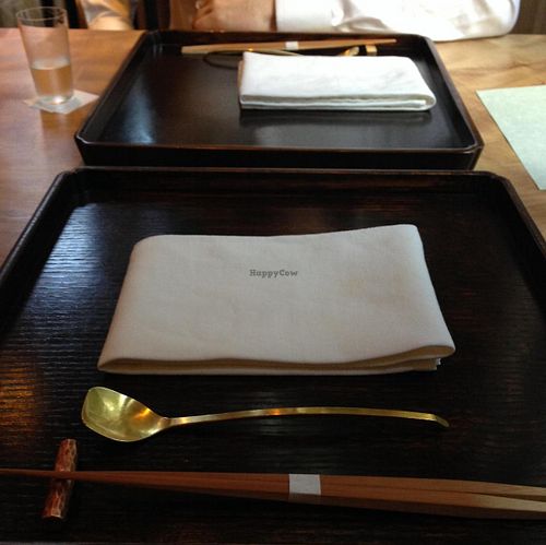 Utensils at Kajitsu in New York City