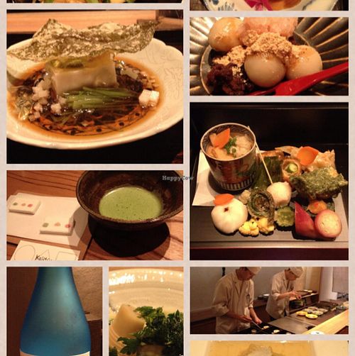 my dinner in March 2014 at Kajitsu in New York City